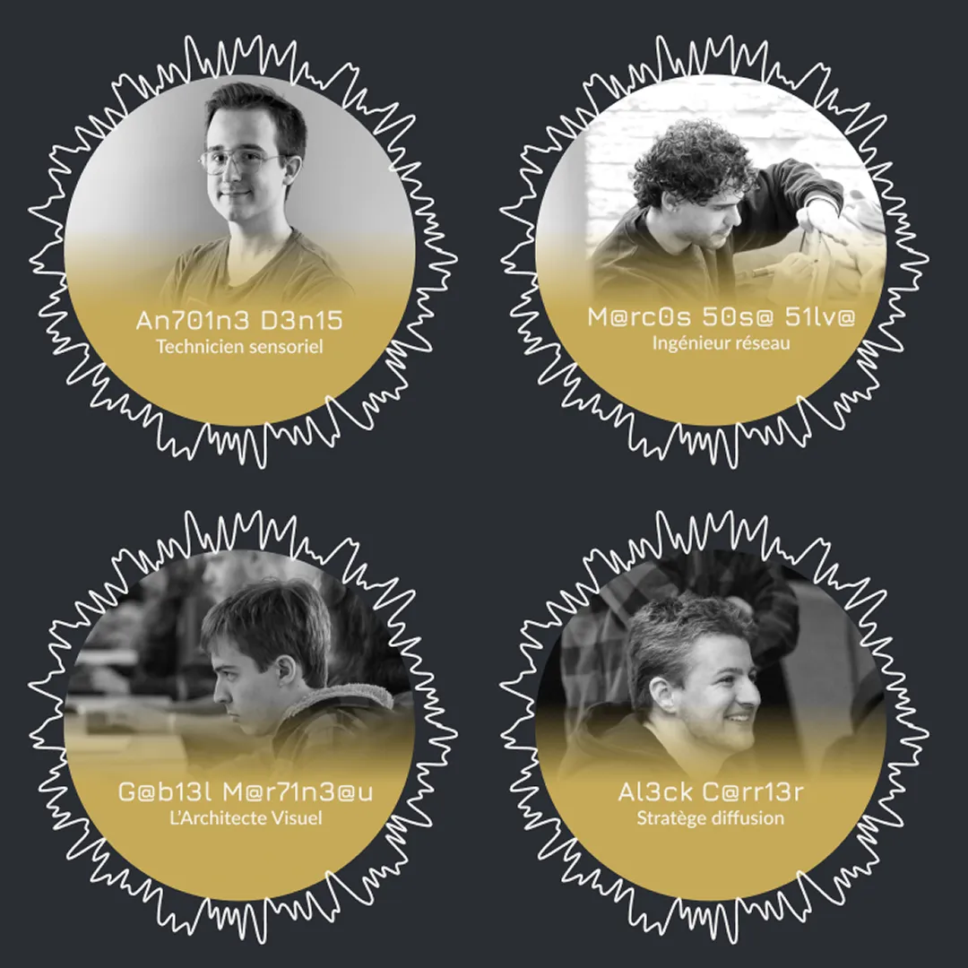 Showcase de la section équipe sur Figma