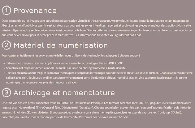 Image du processus d'une des oeuvres de Contacts